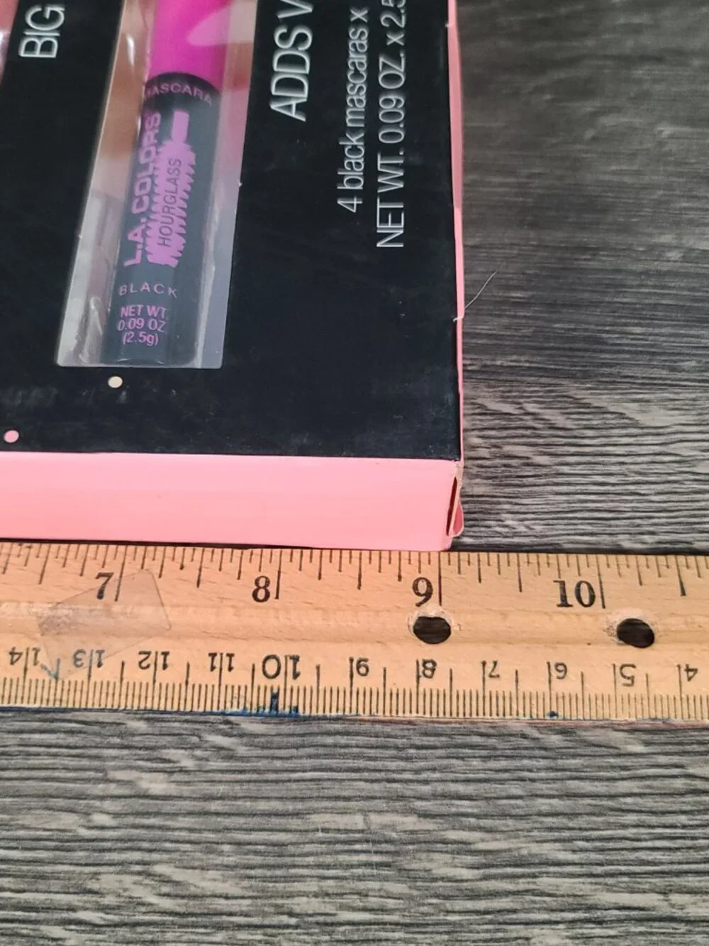 New L.A. COLORS Black Mascara Mix 4 Piece Set