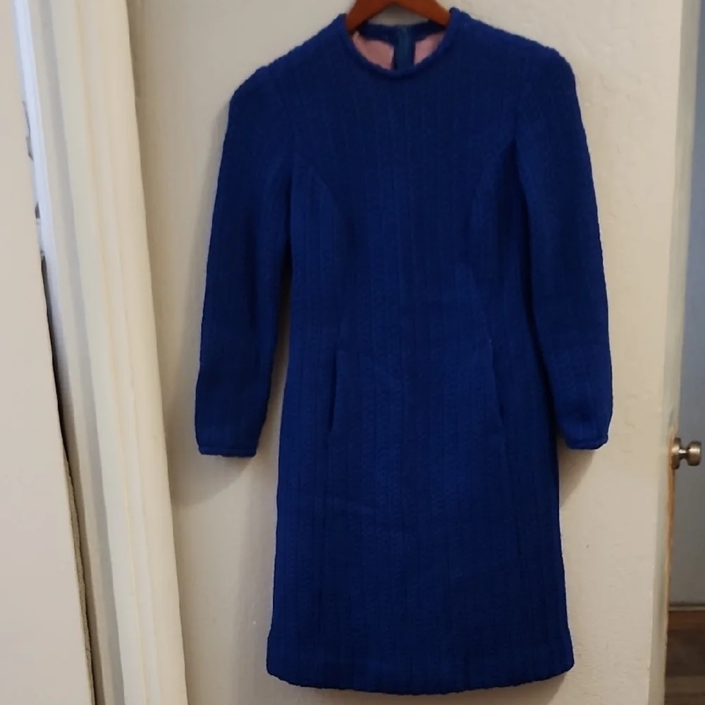 Vintage handmade blue