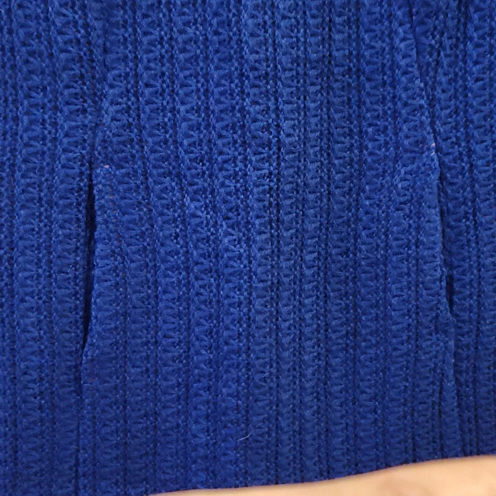 Vintage handmade blue