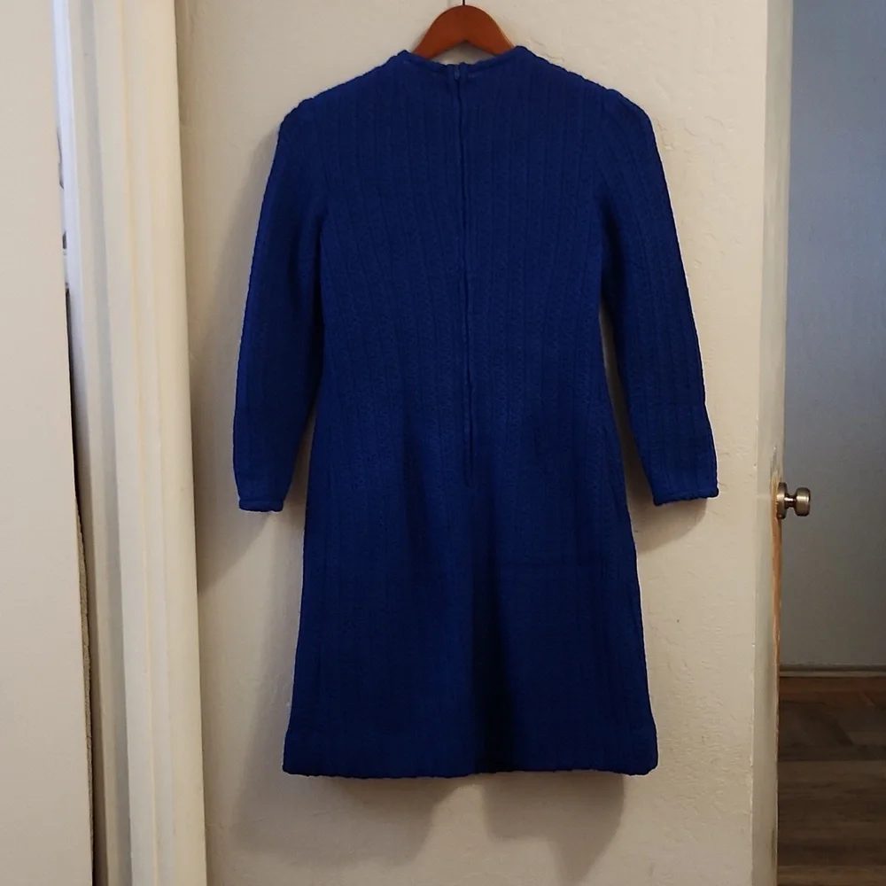 Vintage handmade blue