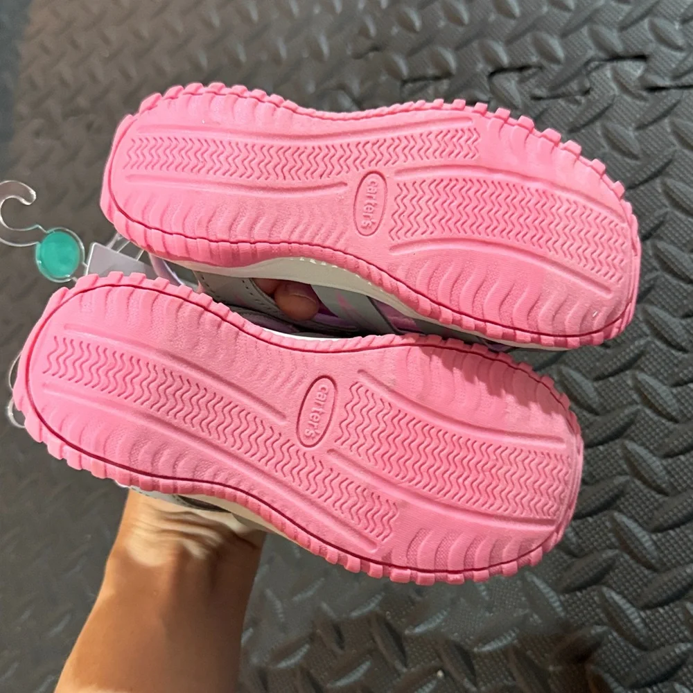 Carters Kwando Toddler Sport Sandal Gray 10 NEW