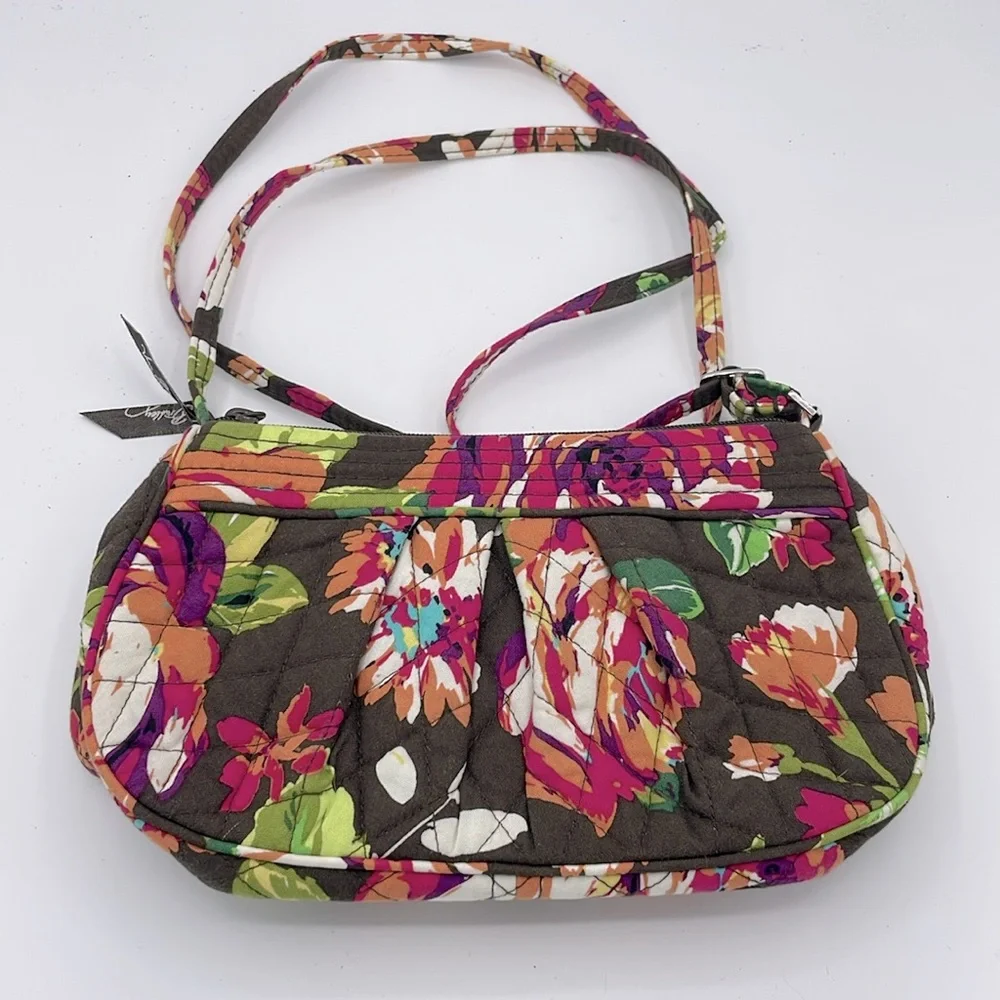 Vera Bradley Frannie Rose Cross Body Bag