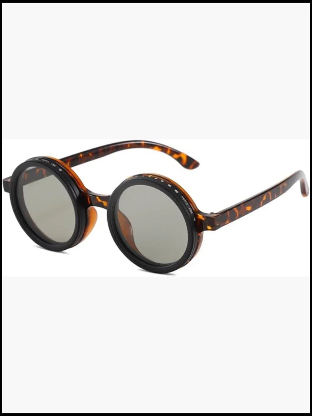 Polarized Round Adjustable Tint Sunglasses UV400 Protection Driving Outdoor