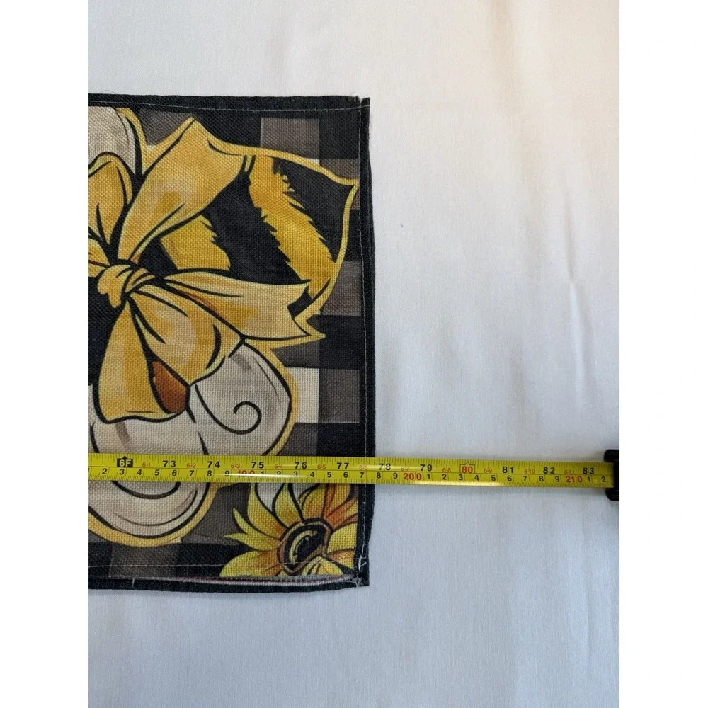 Buffalo Plaid Sunflower Honey Bee 78