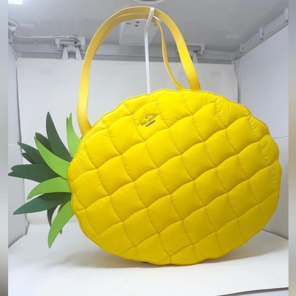Kate Spade New York Wing It Pineapple Shoulder Tote