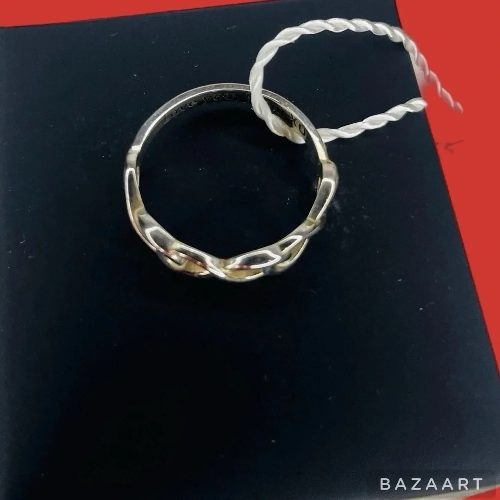 Sz 6 925 silver triple infinity ring by jewlr for daughter