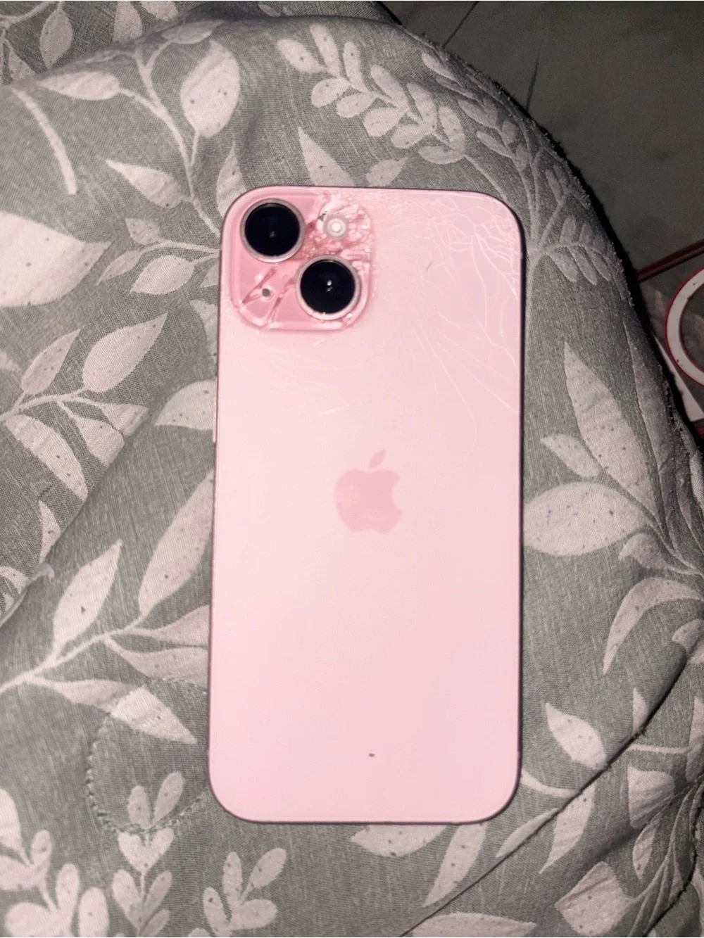 Apple pink iphone