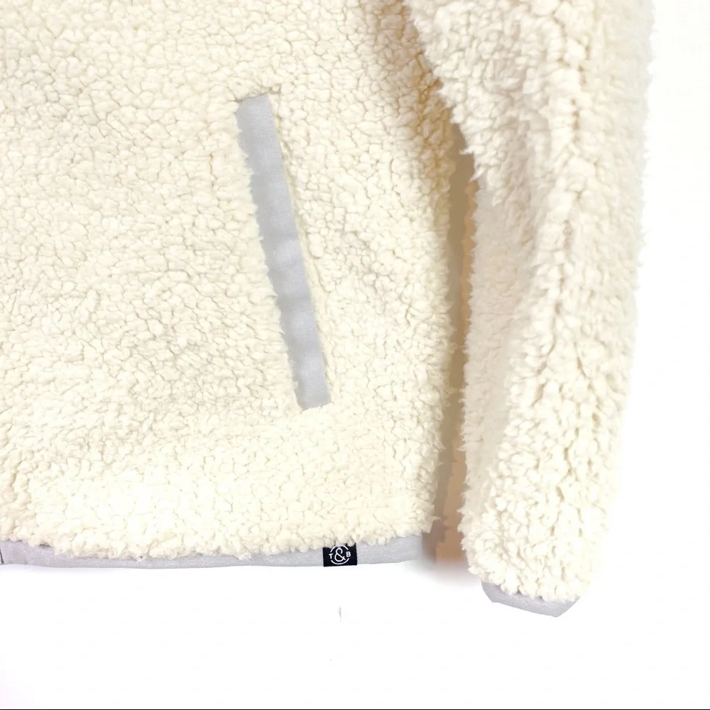 Treasure & Bond ivory textured
