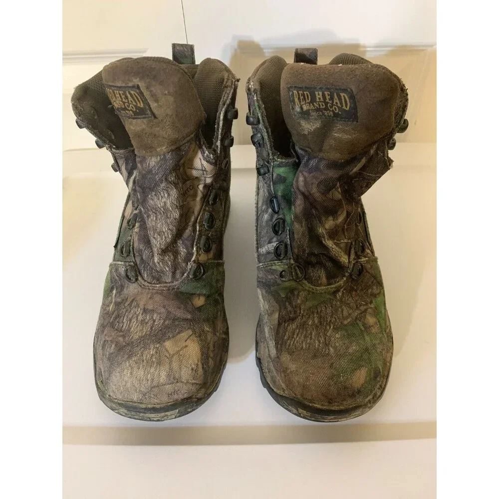 Red Head Men’s‎ Sz 7M Camo Mossy Boots Insulated Waterproof Hunting Footwear
