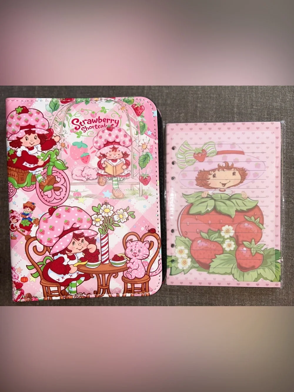 Strawberry Shortcake A5 binder with Refill Paper