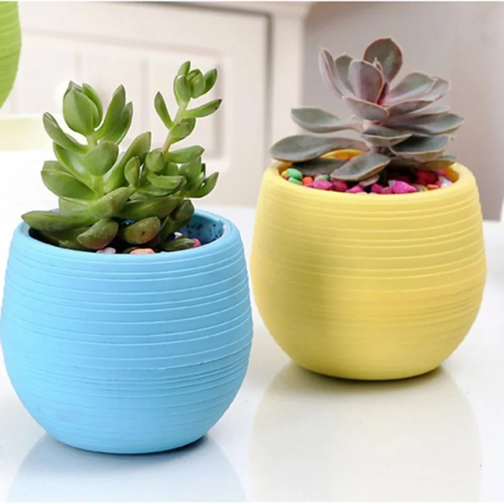Unbreakable Blue Succulent Planter Pot
