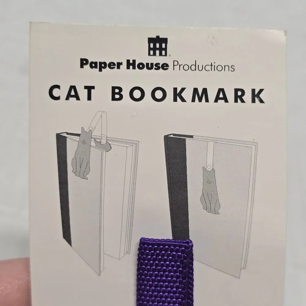 Paper House pewter cat