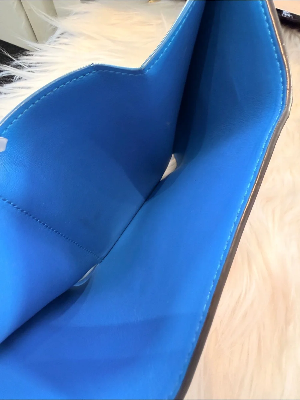 Louis Vuitton leather secures