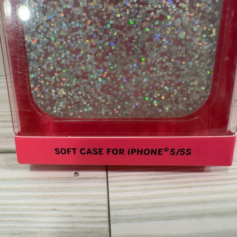 NEW Victoria's Secret 2014 Fashion Show London iPhone 5/5s Glitter Heart Case