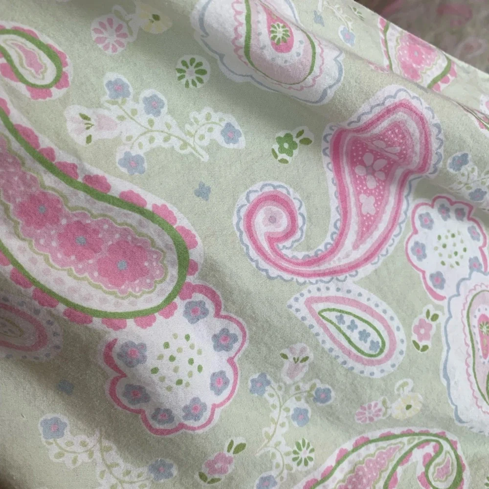 Pottery Barn Kids green pink