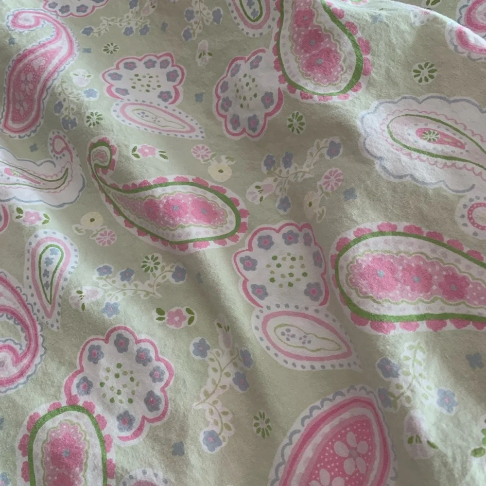 Pottery Barn Kids green pink