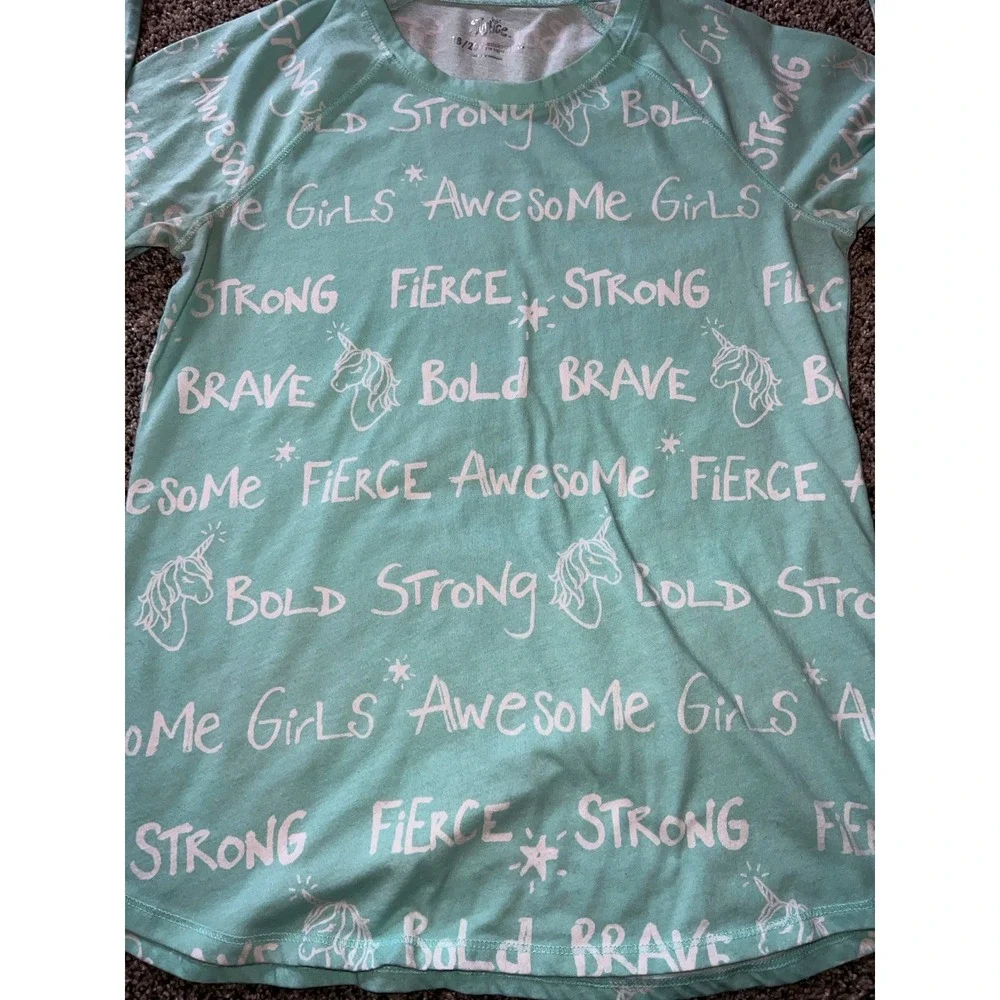 Justice girls teal