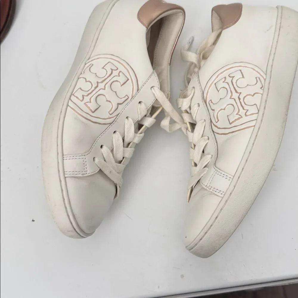 Tory Burch whith rose gold leather 7