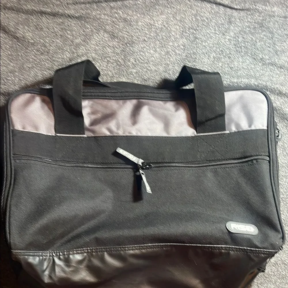 Rise Black and Gray Men's smart, travel Bag