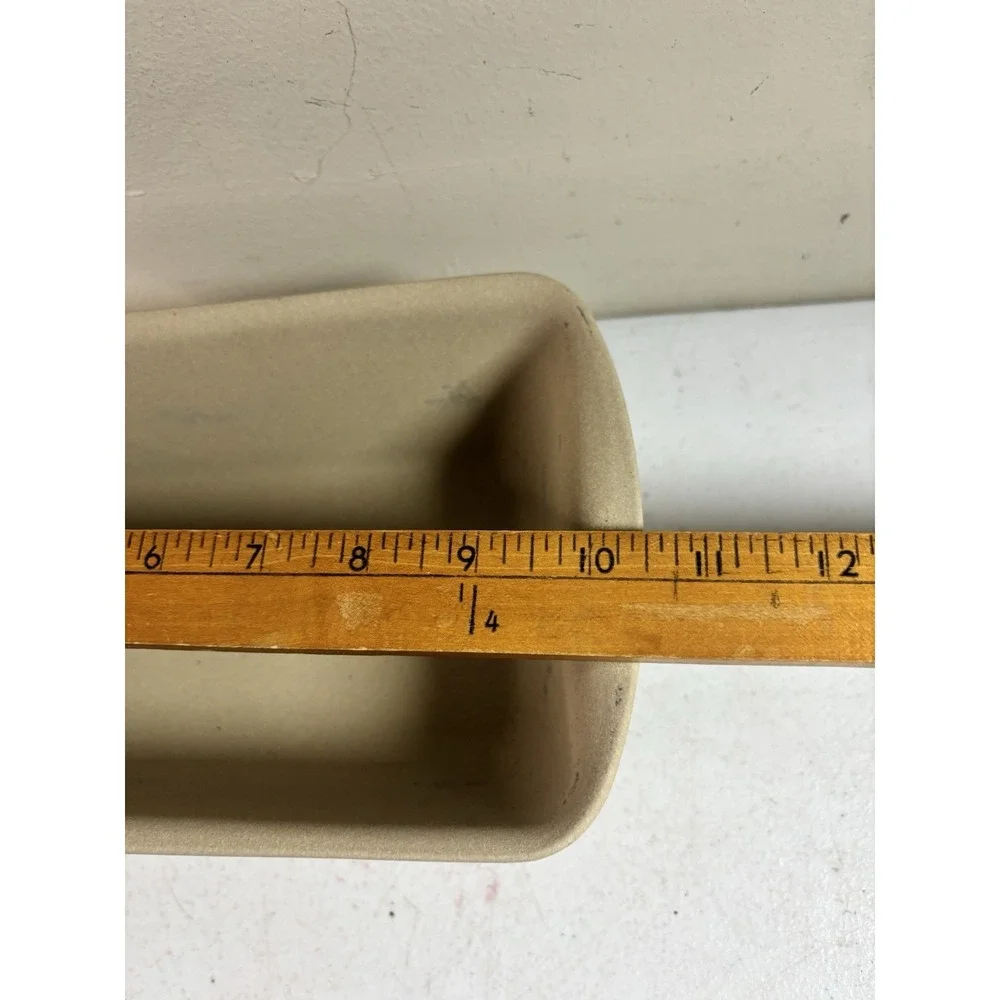 Pampered Chef Stoneware STONE LOAF PAN Unglazed Oven/Broil/Micro NWOT