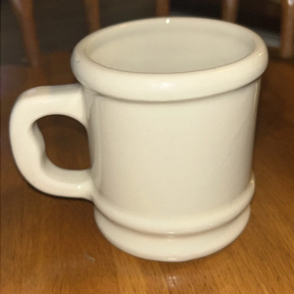 Old Spice Soap Shaving Mug Vintage White