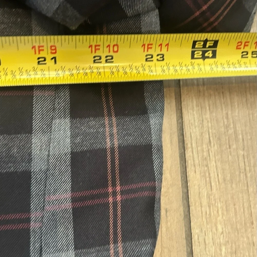 Stacy Adams Gray and Red Sport Coat Modern Plaid Design