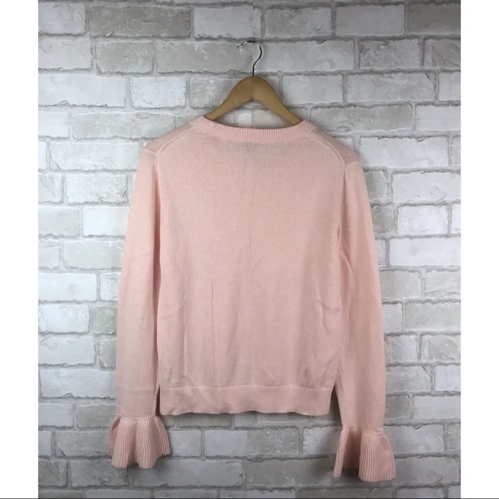 J. Crew Ruffle Cuff Sweater Size M