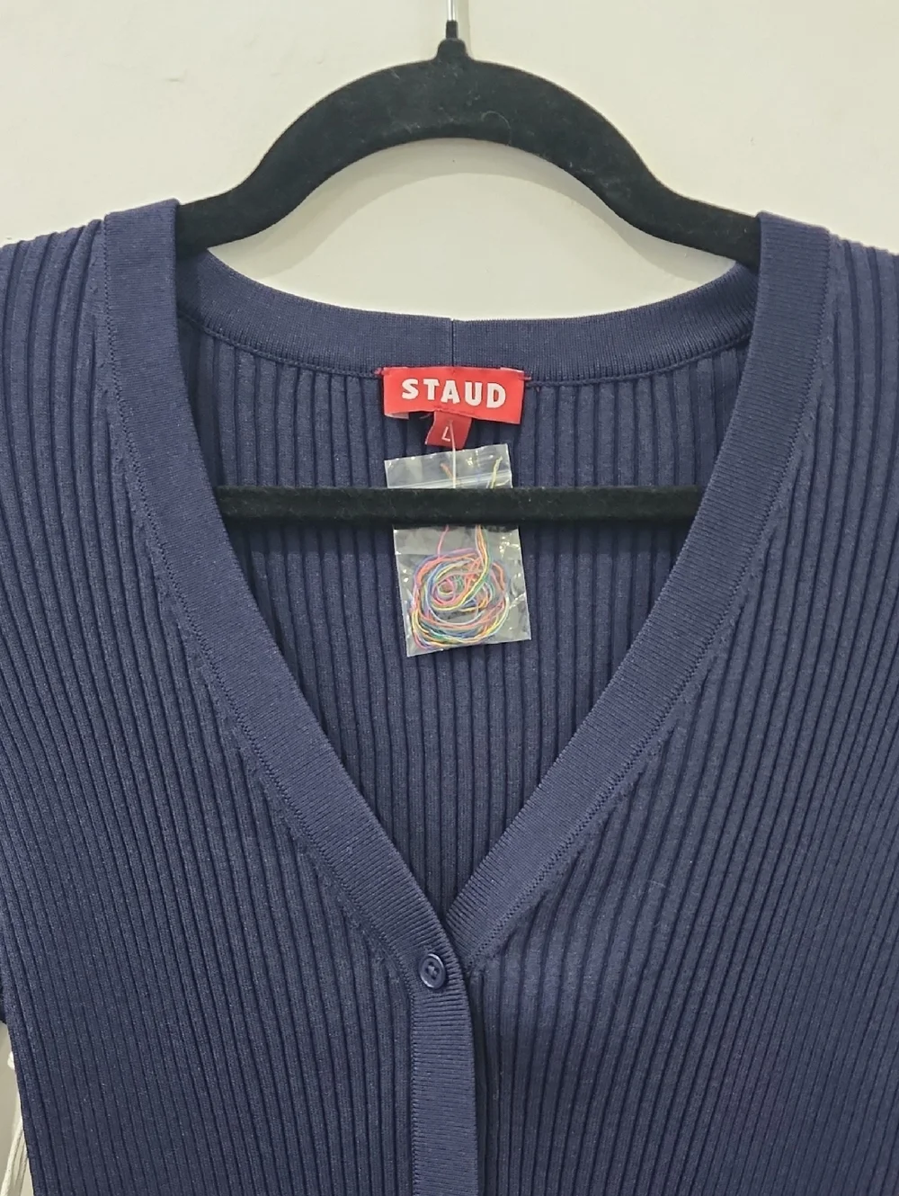 Staud Cargo Sweater - Navy Multi
