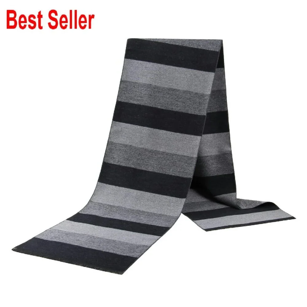 Cashmere Feel Winter Scarf Long Soft Classic Elegant Minimal Unisex