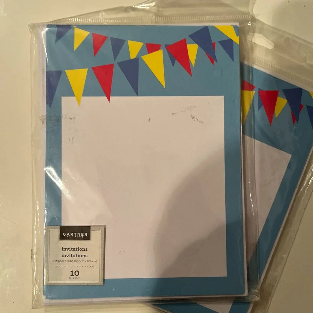 Gartner Studios party invitations