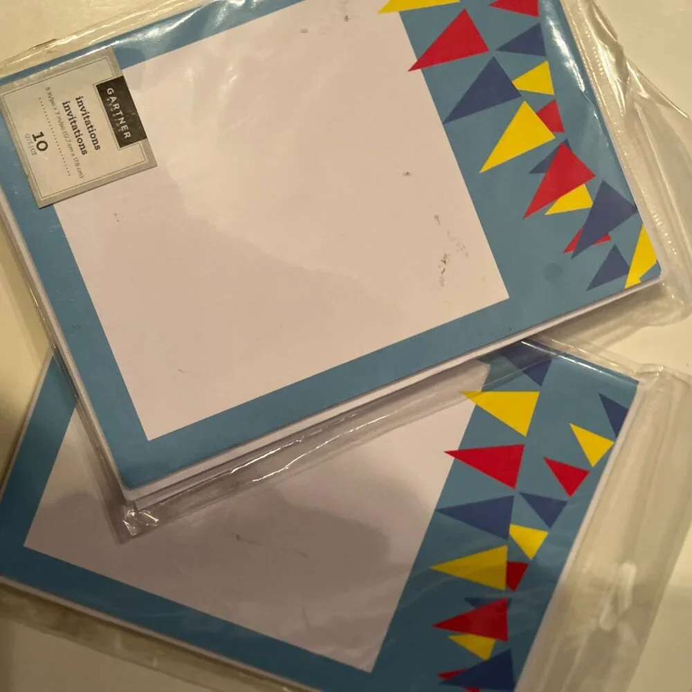 Gartner Studios party invitations