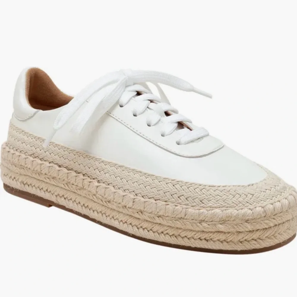 Linea Paolo Women's Selma White Platform Sneakers Size 10