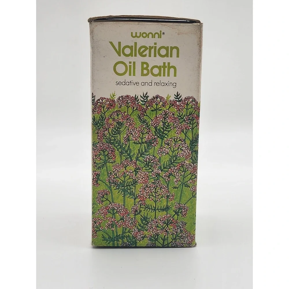 Wonni Valerian Oil Bath Relaxing‎ Calming Sedative Made in Germany Vintage