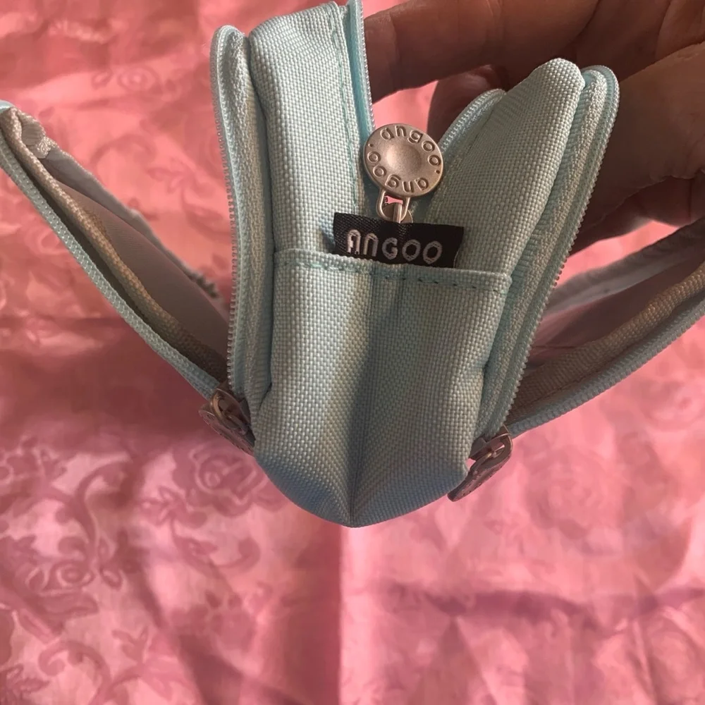 Angoo Set of 2 Pencil Cases - Blue and Green