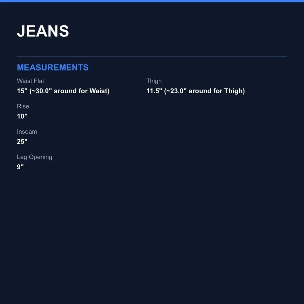 urban pipeline measurements waist