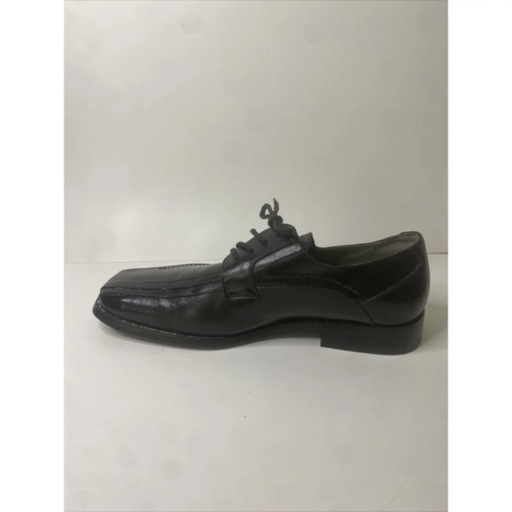 STACY ADAMS LEATHER DRESS SHOE GALLAGHER‎ SZ 11M (23274-01) BLACK VERY GOOD