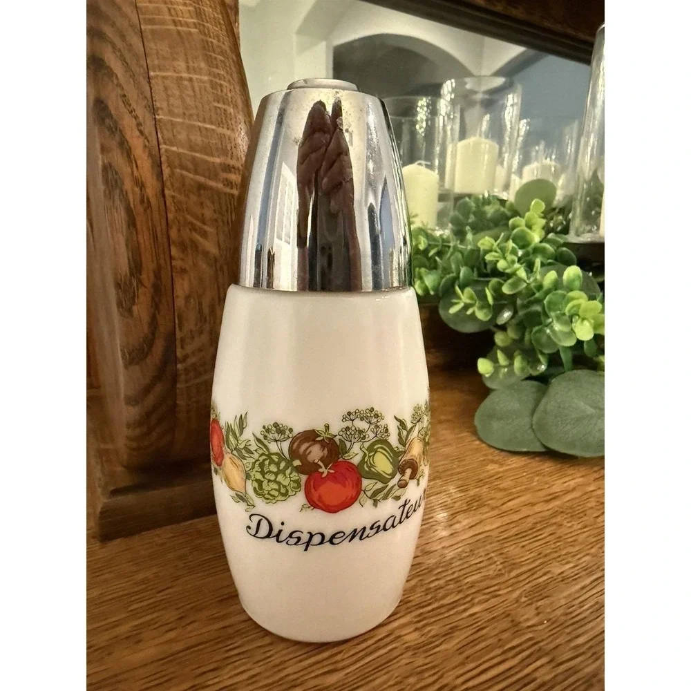 Vintage Westmoreland‎ Milk Glass Vegetable Dispenser Soap Lotion Pump 7