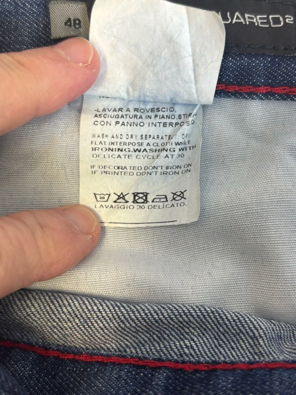 DSQUARED size men’s