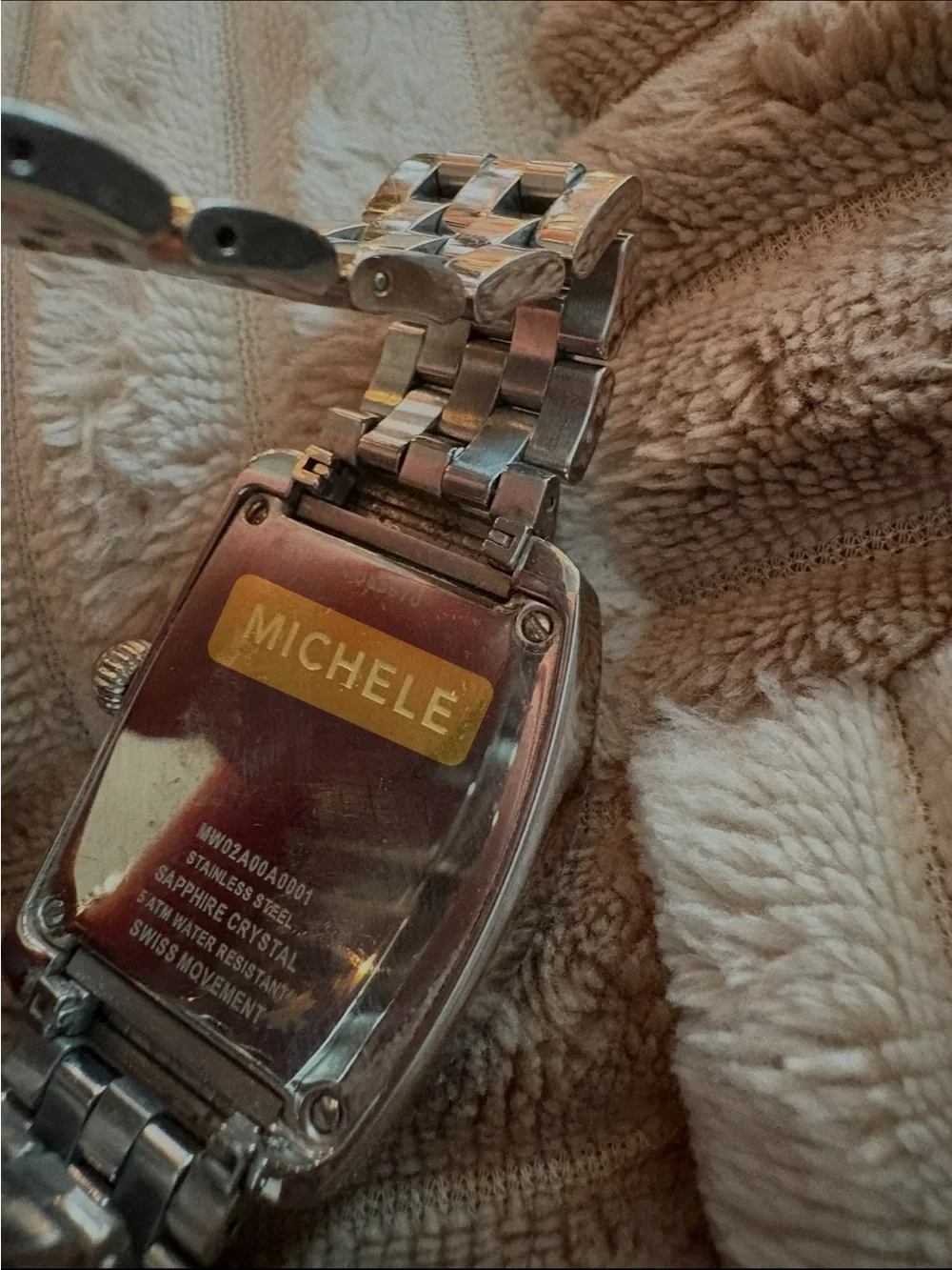 Michele polished stainless