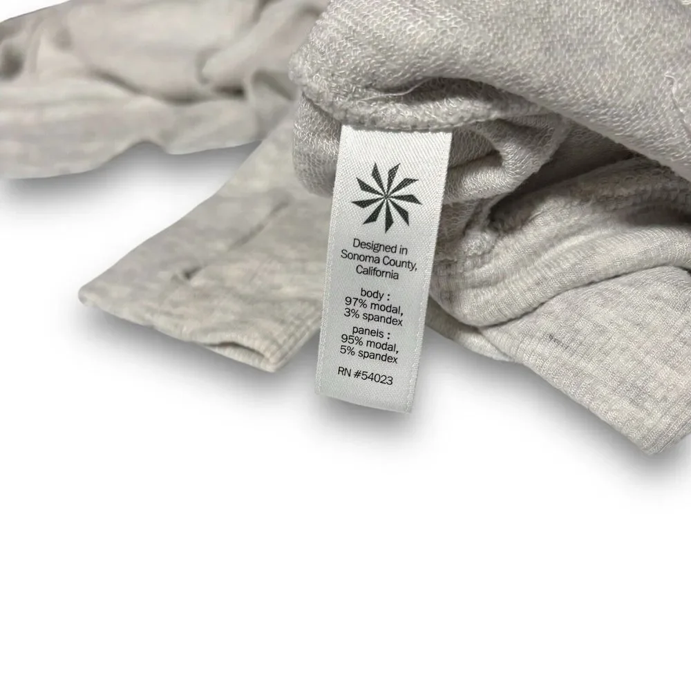 Athleta Women's Studio Wrap Open Front Magnetic Cardigan Gray Size XS Length 28