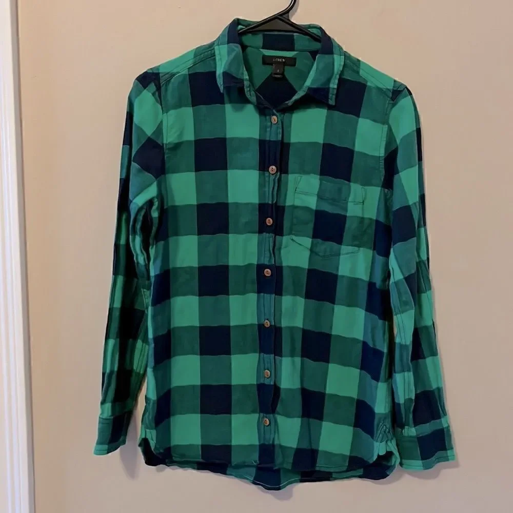 Mens’ J. Crew Lightweight Button Down Shirt Size 2(XS)