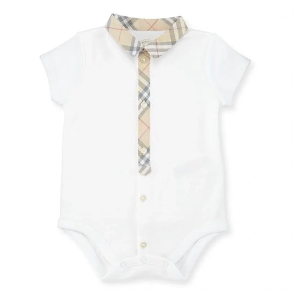 Burberry boys playsuit