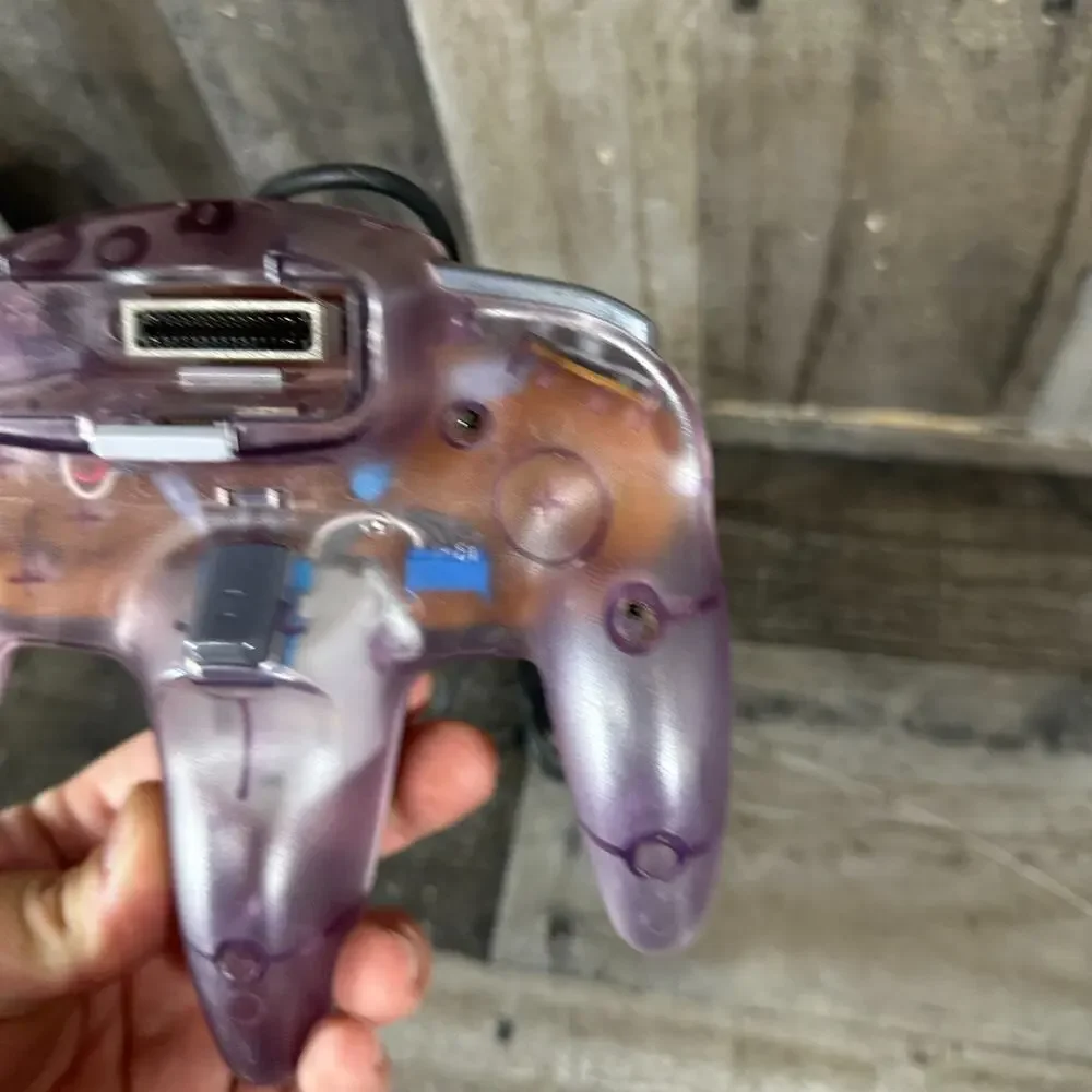 Nintendo 64 Atomic Purple Controller N64 Official OEM Original Tested
