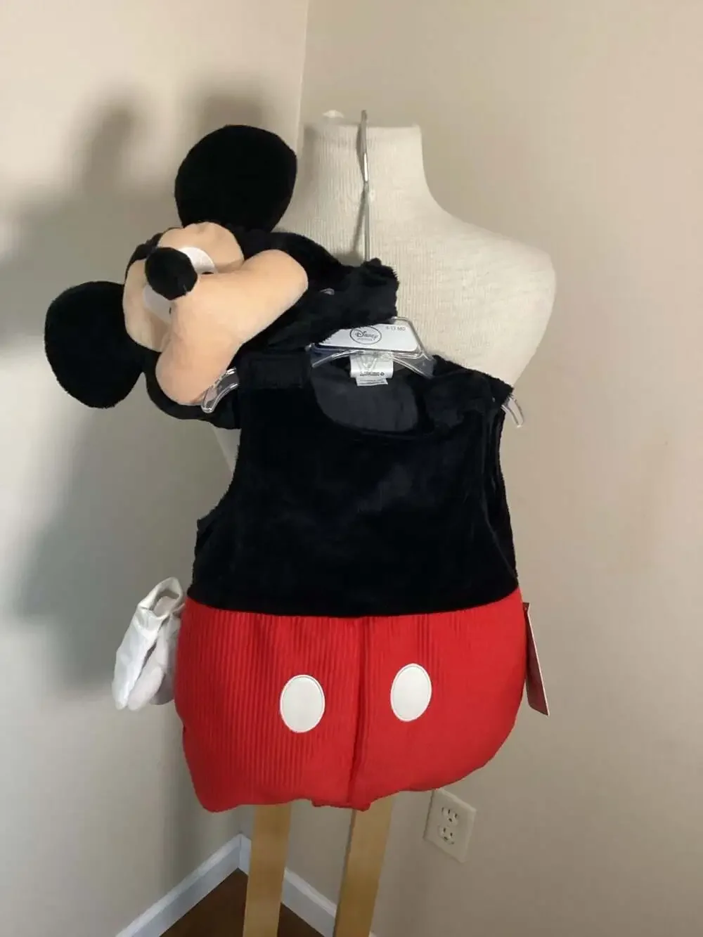 Disney Store Mickey Mouse Infant Costume Size 6-12 Months