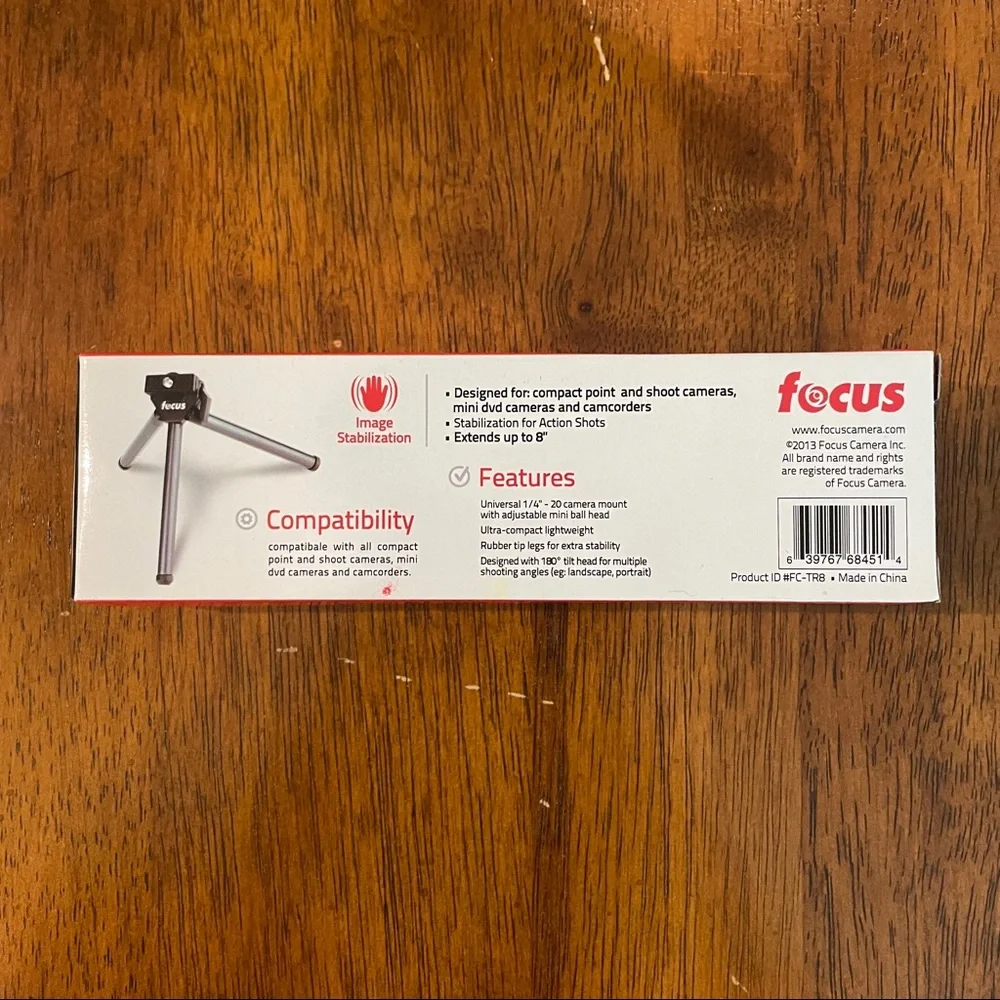 Focus free 8” shipped
