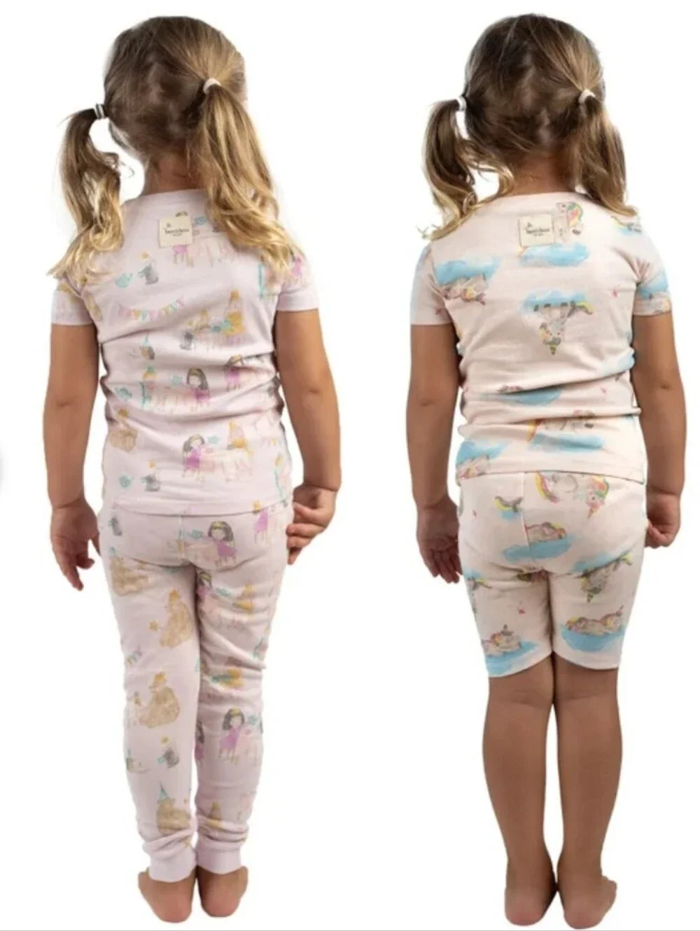 New!Burt's Bees 100%Organic Cotton Kids' 4-piece Pajama Set Y2K Cottagecore Retr