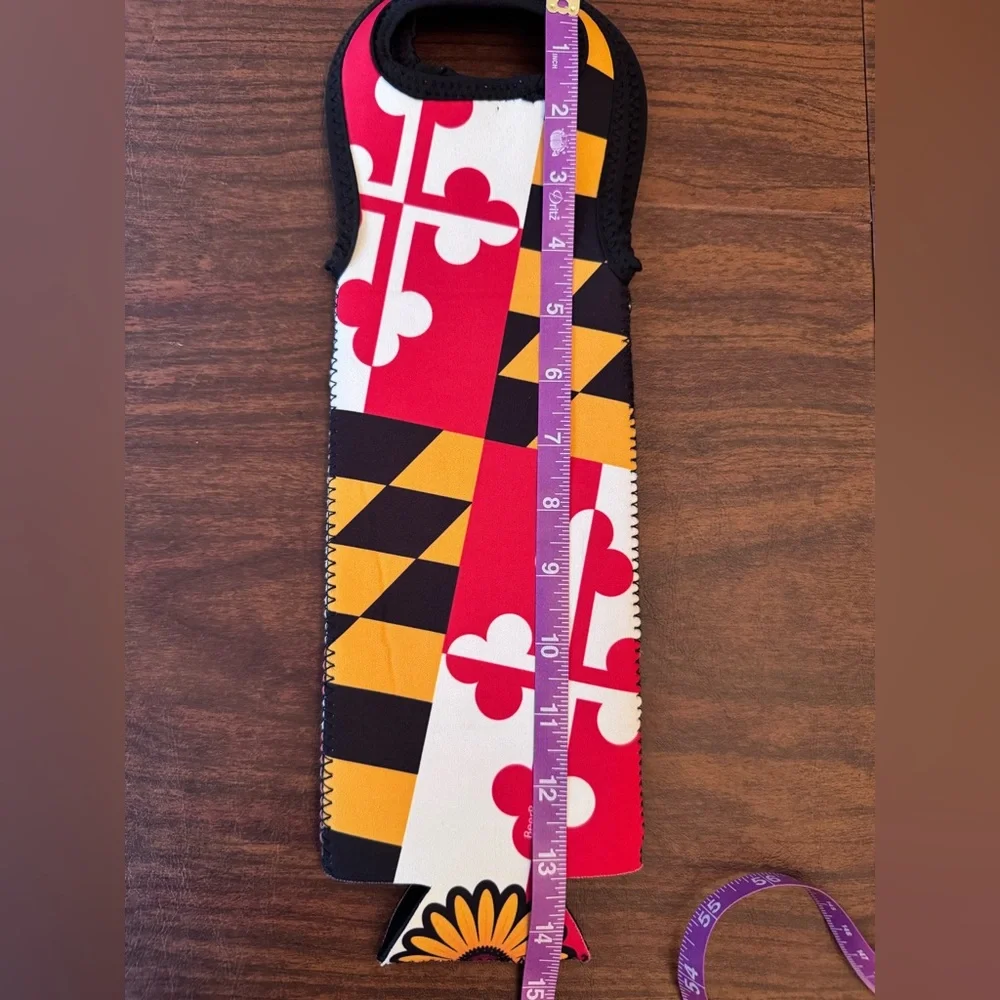 Maryland State Neoprene Wine Tote Holder Small