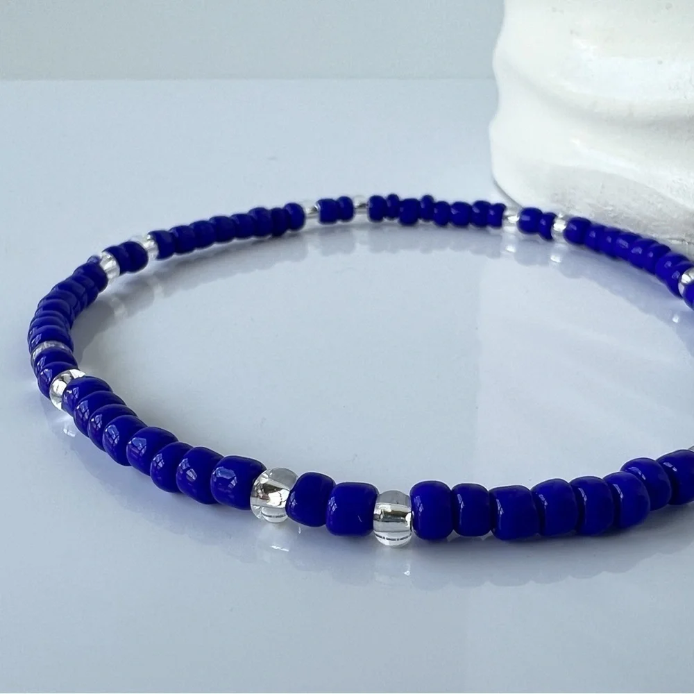 Hand Crafted stretch beaded