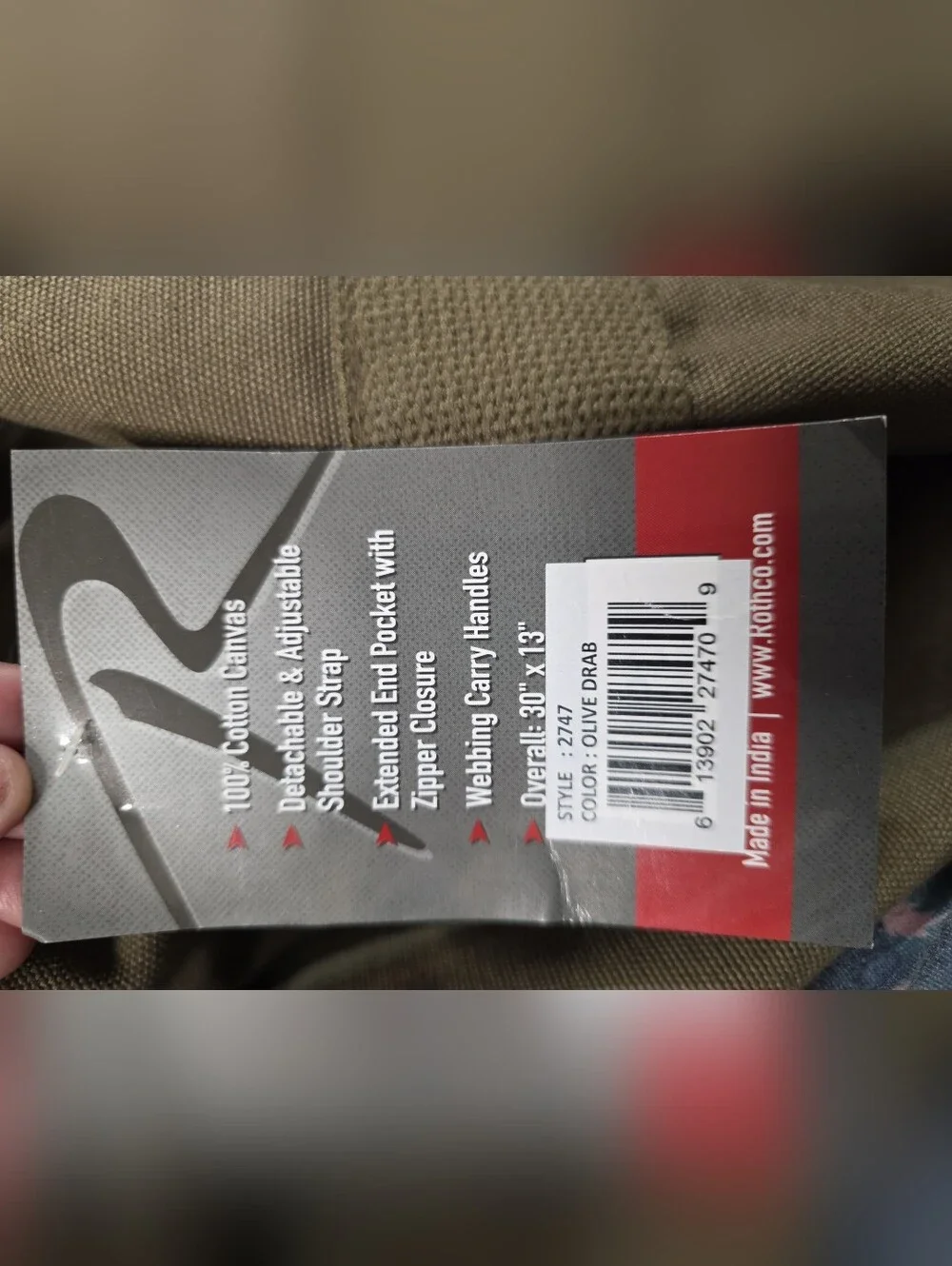 Rothco durable olive