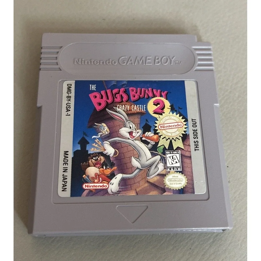 Bugs Bunny Crazy Castle 2 (Nintendo Game Boy 1991) Clean Authentic